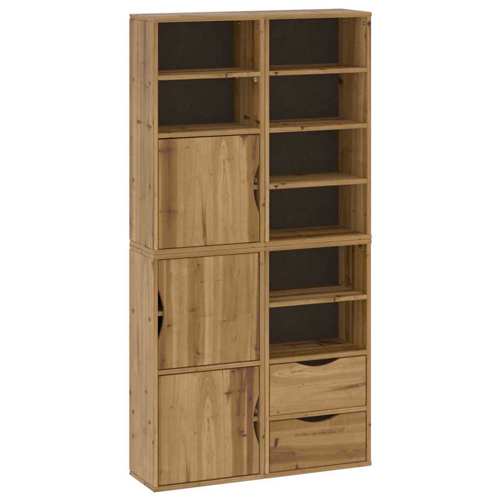 Armoires latérales 4 pcs ODDA 40x24x79 cm bois massif pin - XIOS