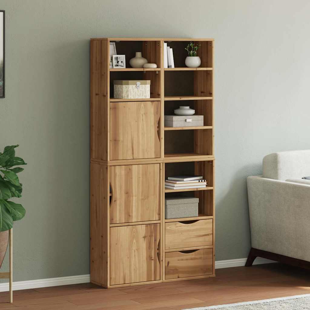 Armoires latérales 4 pcs ODDA 40x24x79 cm bois massif pin - XIOS