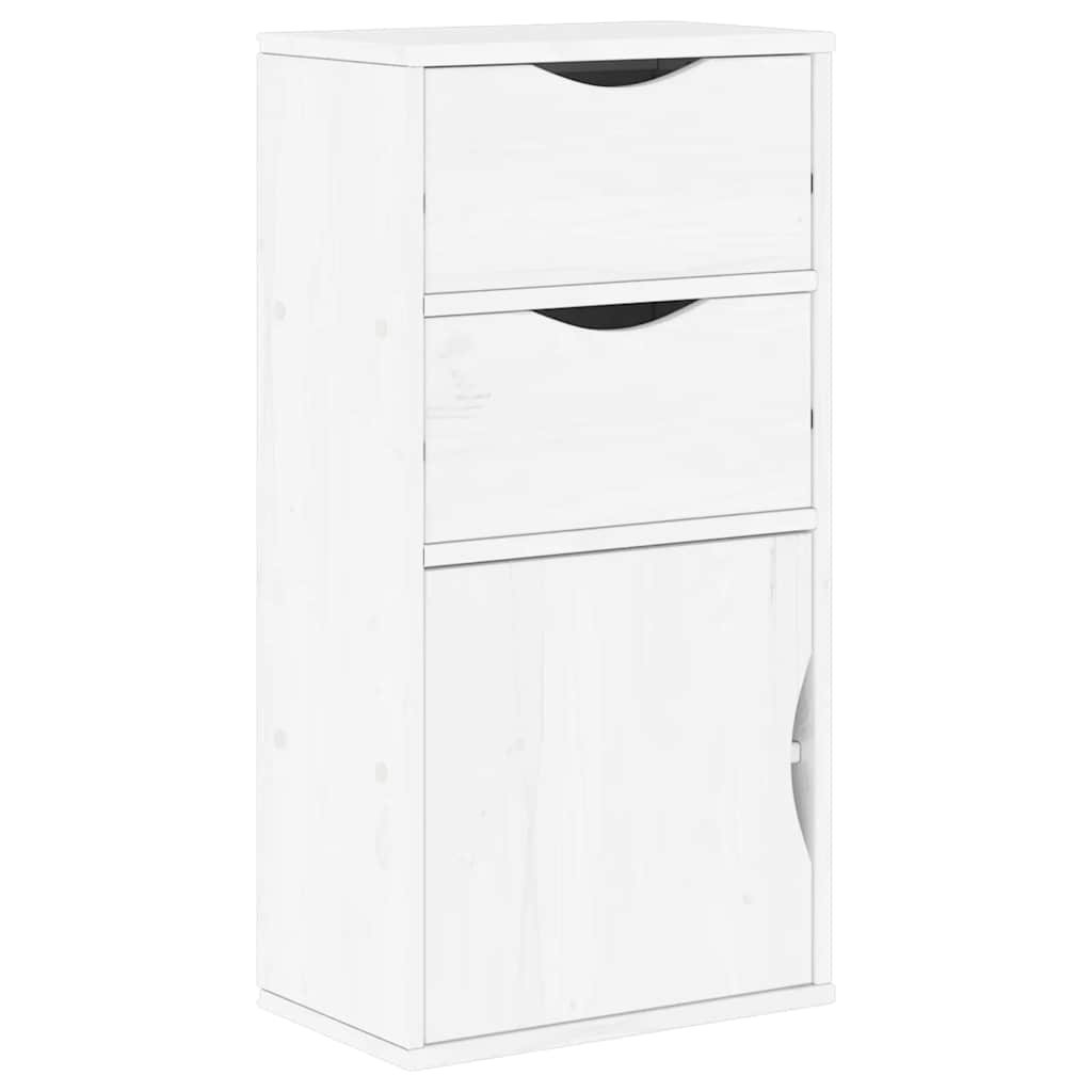 Meubles TV 4 pcs avec rangement ODDA blanc bois de pin massif Meubles TV vidaXL