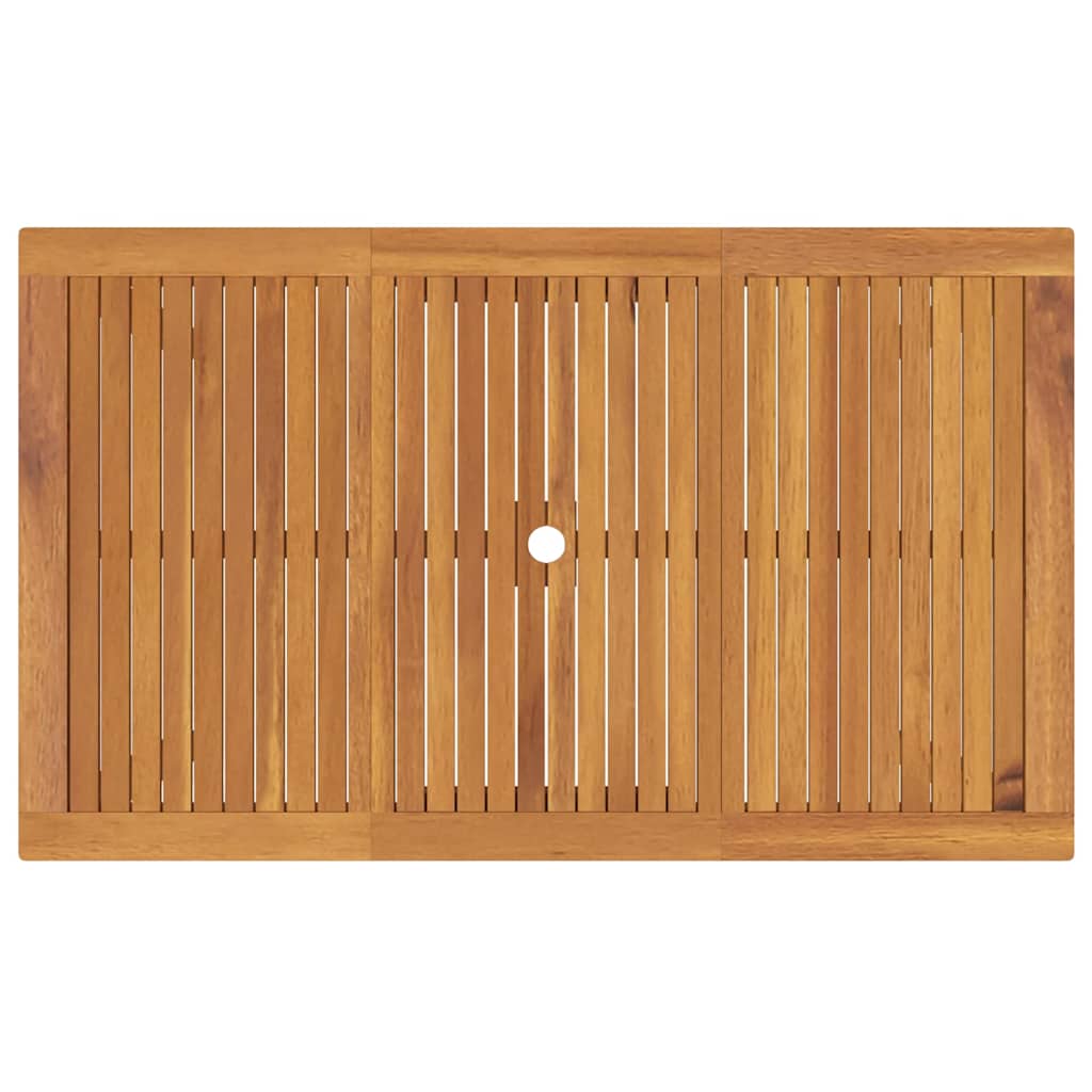Ensemble de salle à manger pour jardin 7 pcs Noir - XIOS