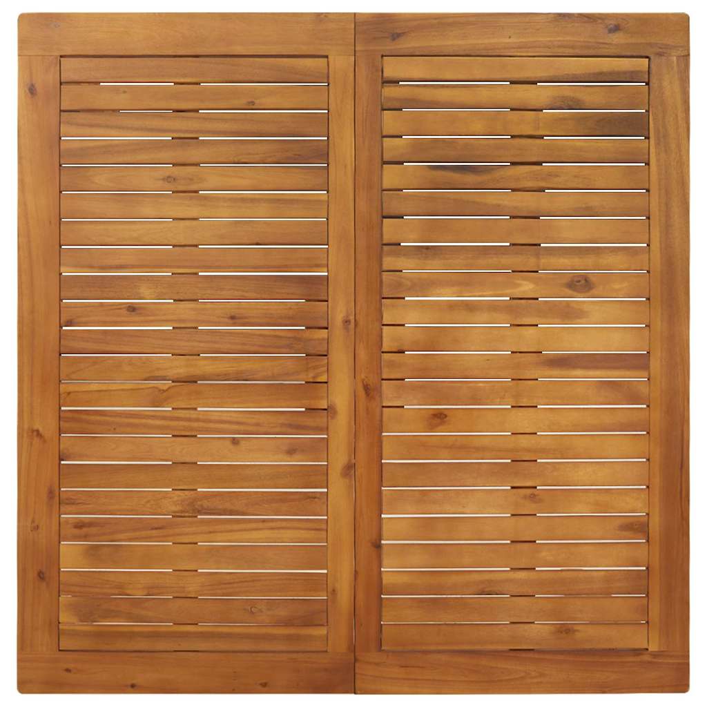 Ensemble de salle à manger pour jardin 5 pcs Gris - XIOS