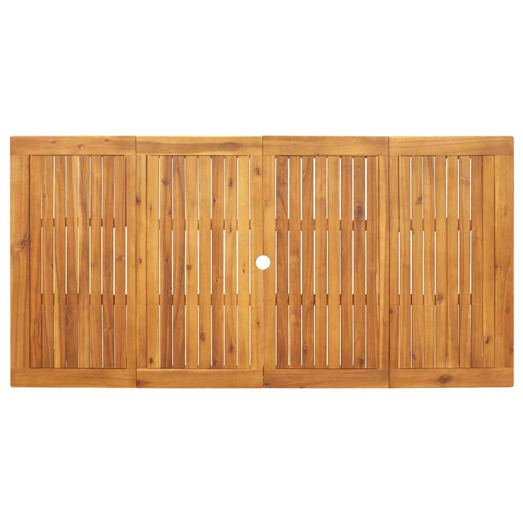 Ensemble de salle à manger pour jardin 9 pcs Beige - XIOS