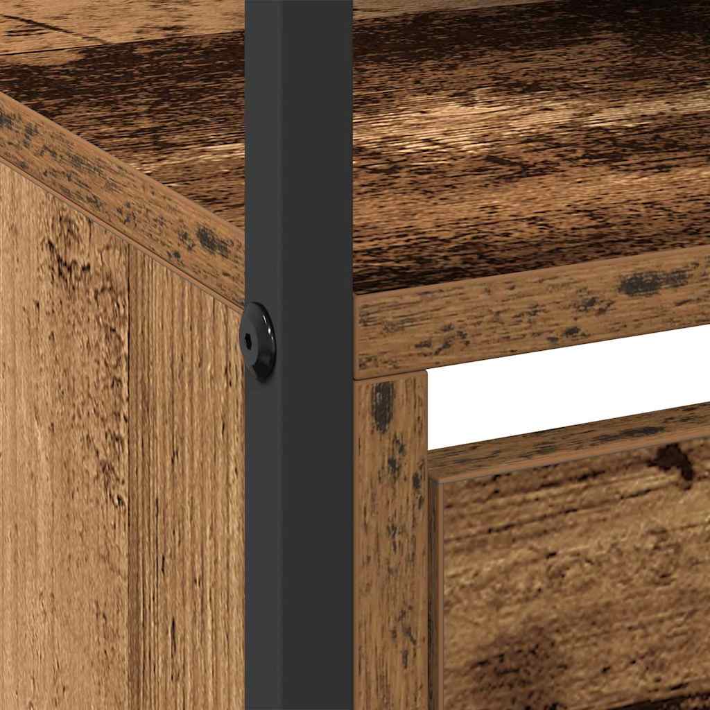 Armoire à Chaussures avec porte Bois Ancien 100 x 34 x 112 cm - XIOS
