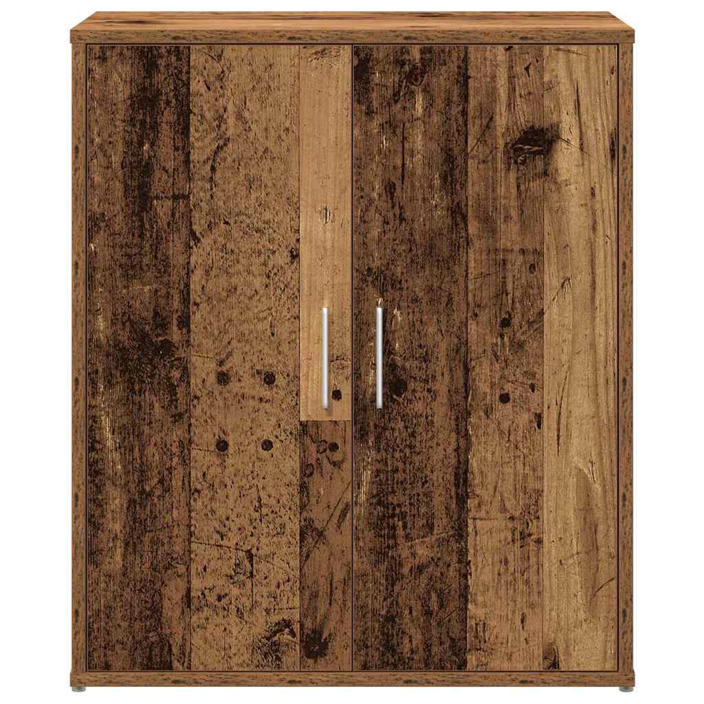 Haut Armoire 2 pcs Bois ancien 60 x 31 x 70 cm - XIOS