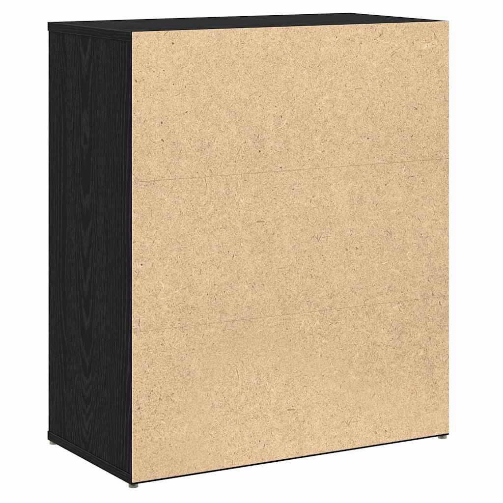 Haut Armoire 2 pcs Chêne noir 60 x 31 x 70 cm Bois d'ingénierie - XIOS