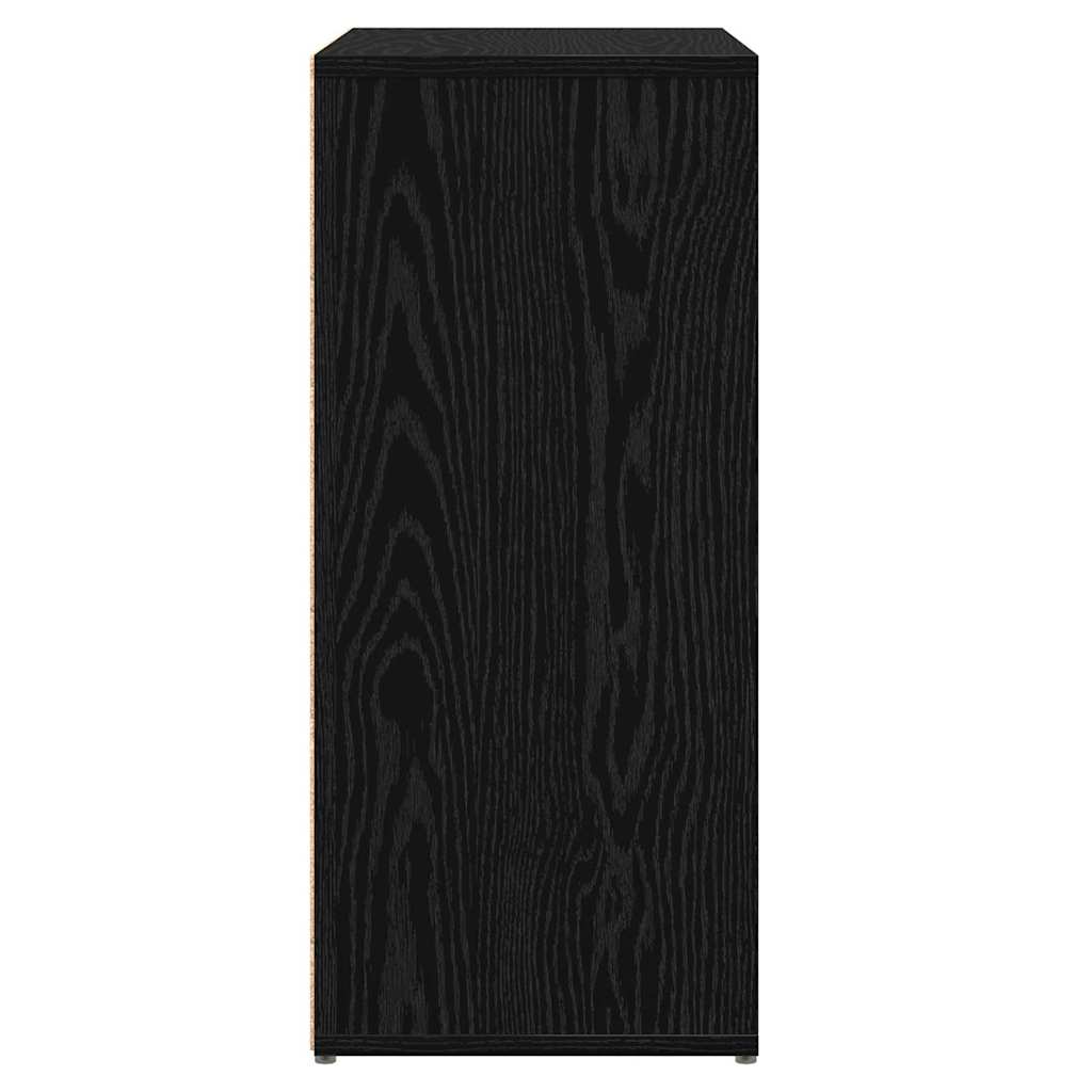 Haut Armoire 2 pcs Chêne noir 60 x 31 x 70 cm Bois d'ingénierie - XIOS