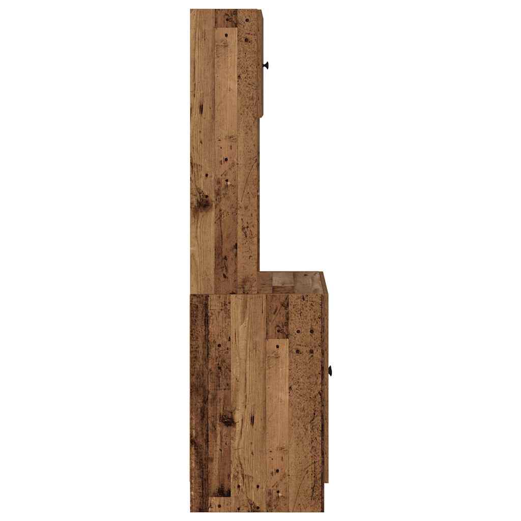 Buffet de cuisine Bois ancien 60 x 50 x 180 cm - XIOS