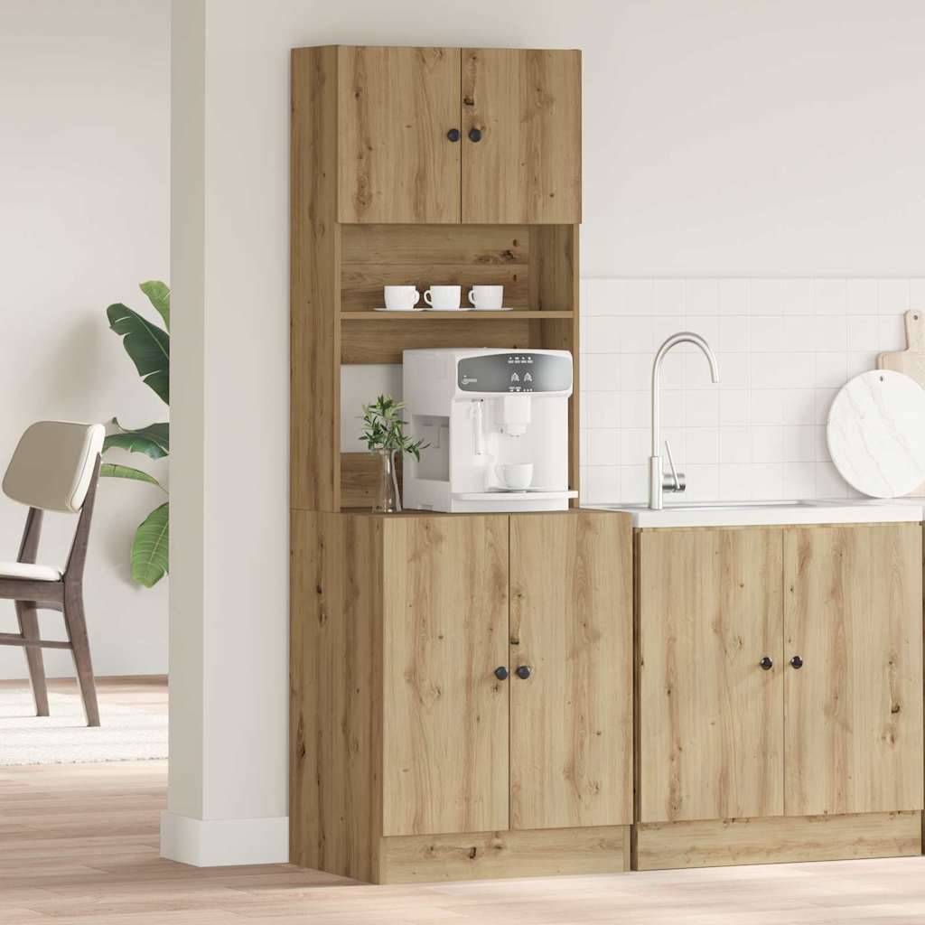 Buffet de cuisine Chêne artisanal 60 x 50 x 180 cm - XIOS