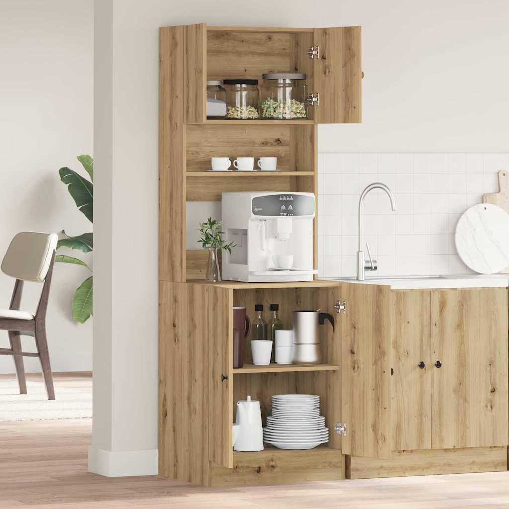 Buffet de cuisine Chêne artisanal 60 x 50 x 180 cm - XIOS