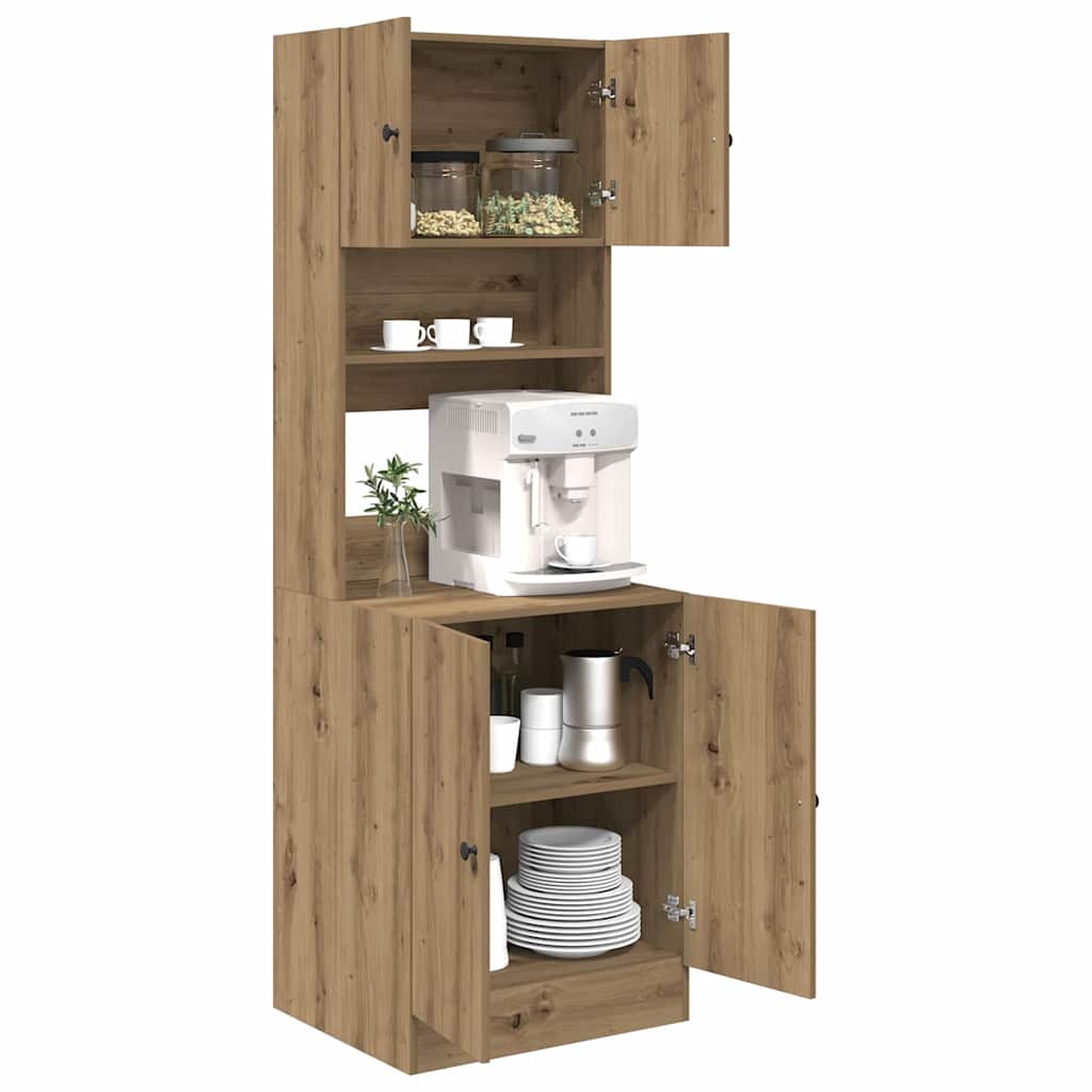 Buffet de cuisine Chêne artisanal 60 x 50 x 180 cm - XIOS