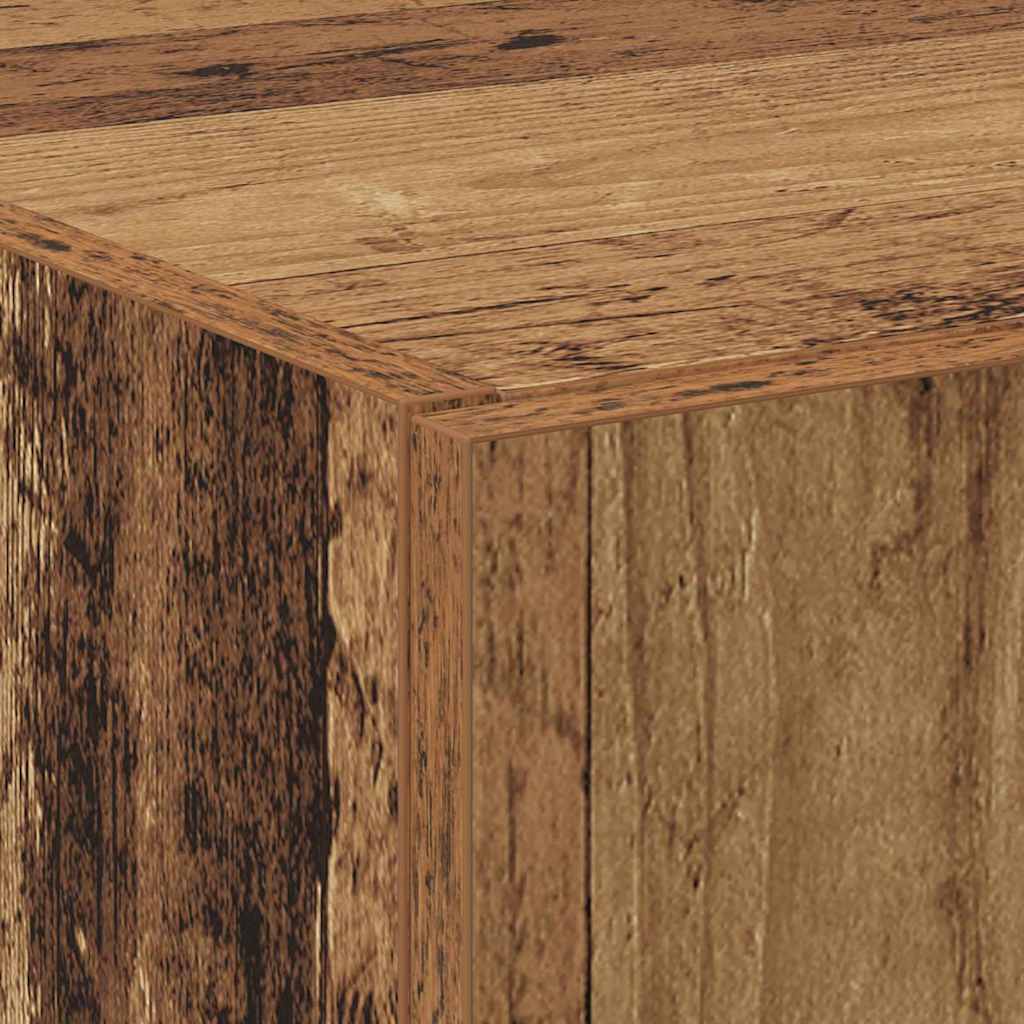 Cabinet de Bureau avec étagère 2 pcs Bois ancien 60 x 32 x 153 - XIOS