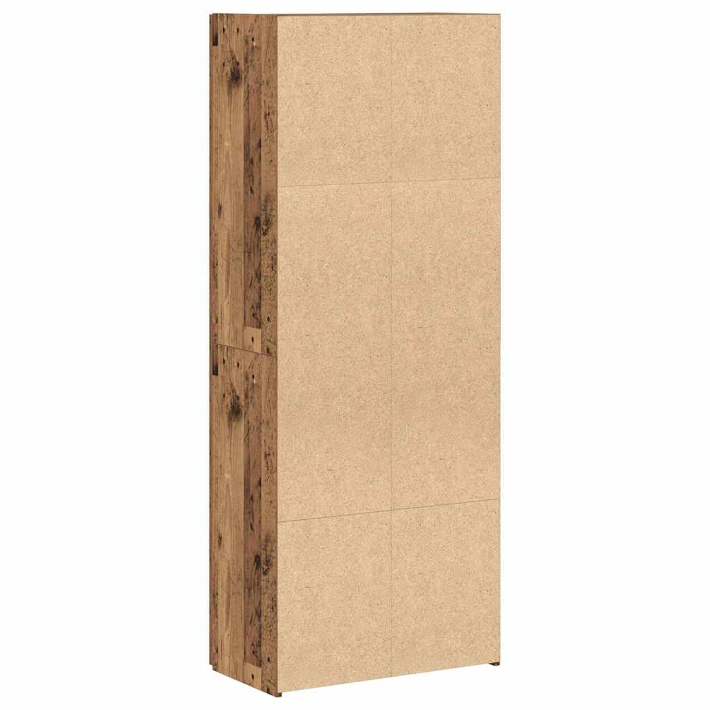 Cabinet de Bureau avec étagère 2 pcs Bois ancien 60 x 32 x 153 - XIOS