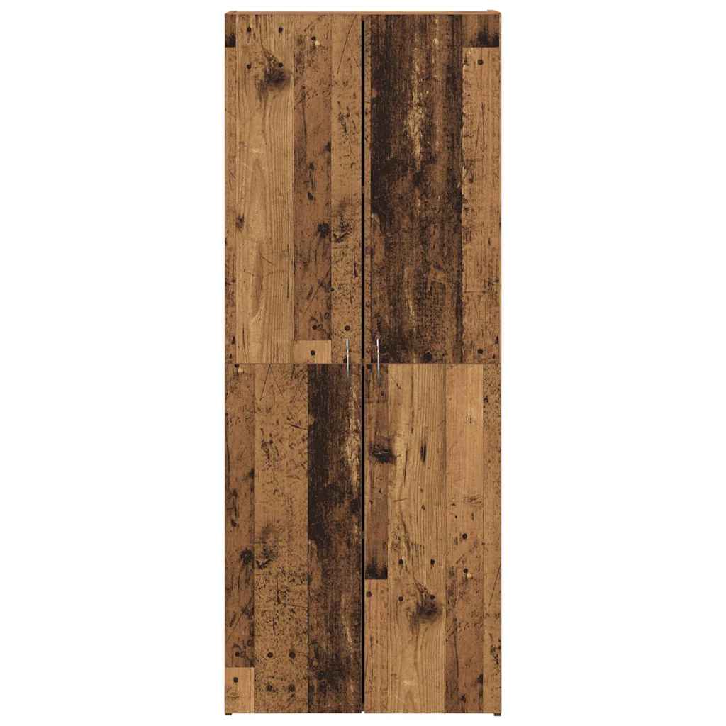 Cabinet de Bureau avec étagère 2 pcs Bois ancien 60 x 32 x 153 - XIOS