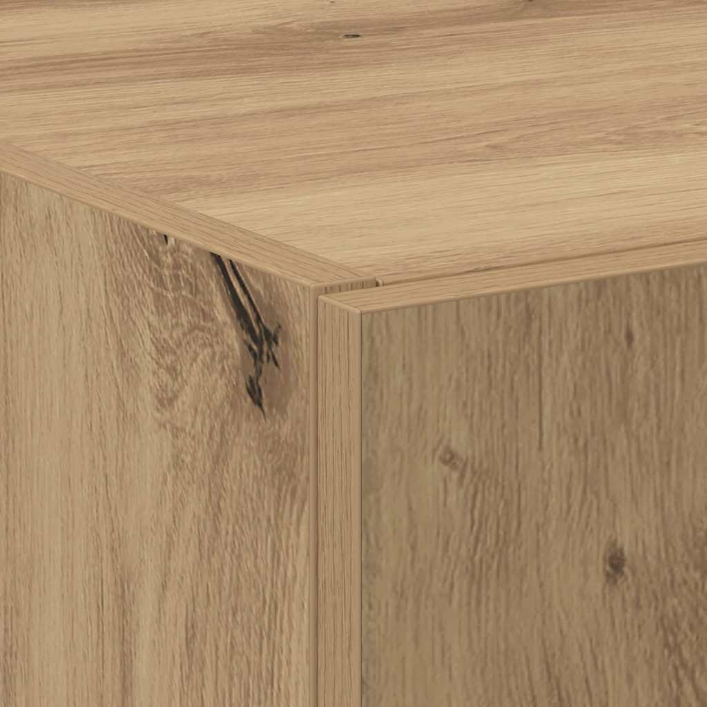 Cabinet de Bureau 2 pcs chêne artisanal 60 x 32 x 153 - XIOS