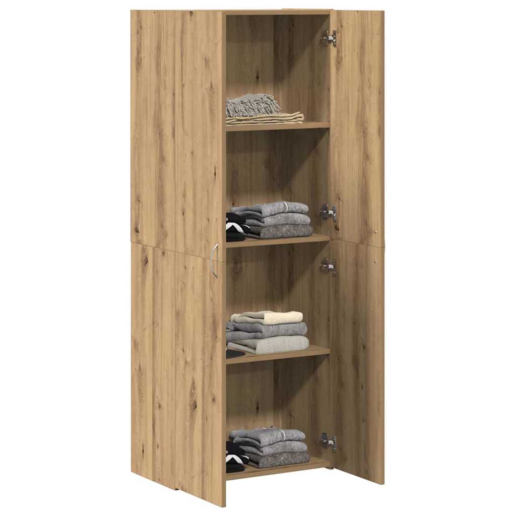 Cabinet de Bureau 2 pcs chêne artisanal 60 x 32 x 153 - XIOS