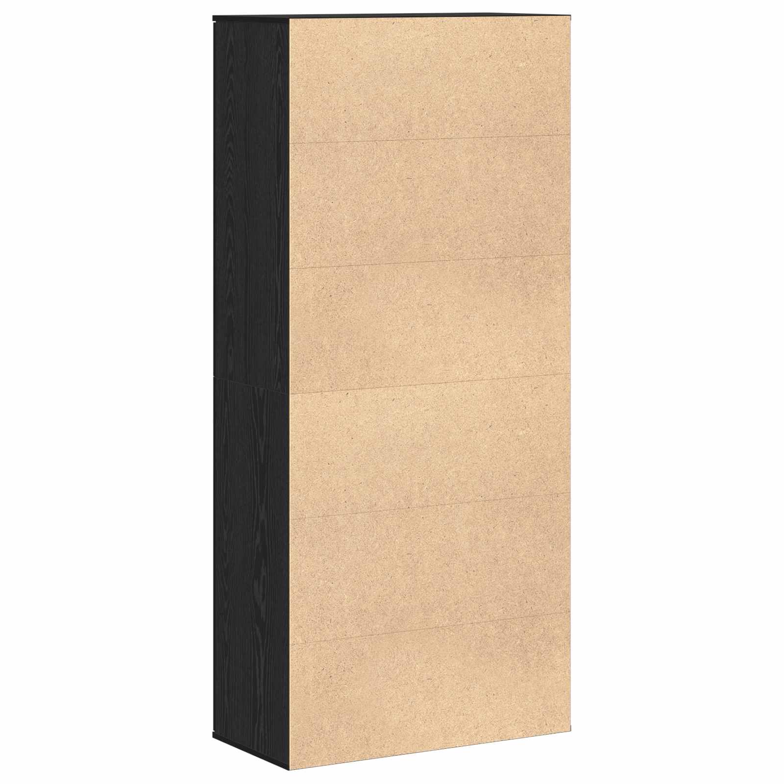 Haut Armoire 80 x 39 x 178 cm Bois d'ingénierie Chêne noir - XIOS