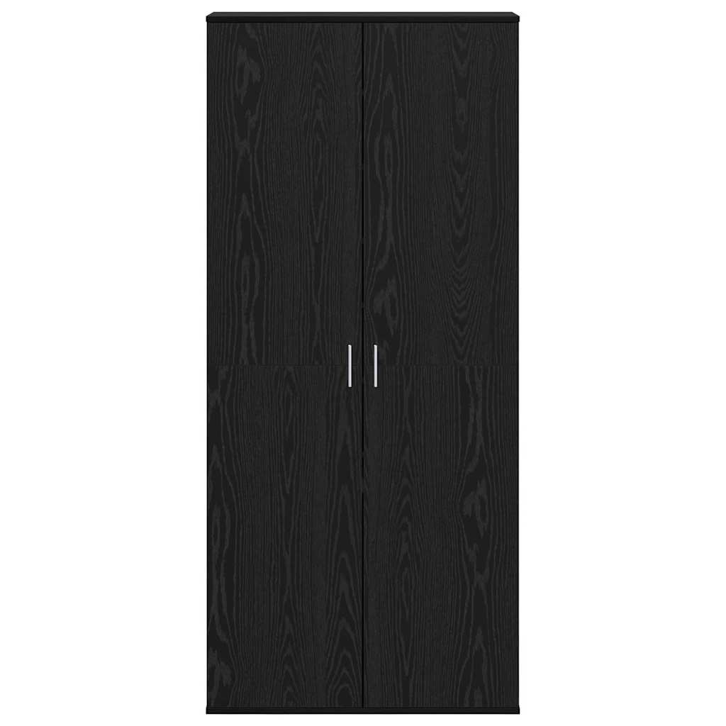 Haut de Mobilier Chêne noir 80 x 39 x 178 cm Bois d'ingénierie - XIOS