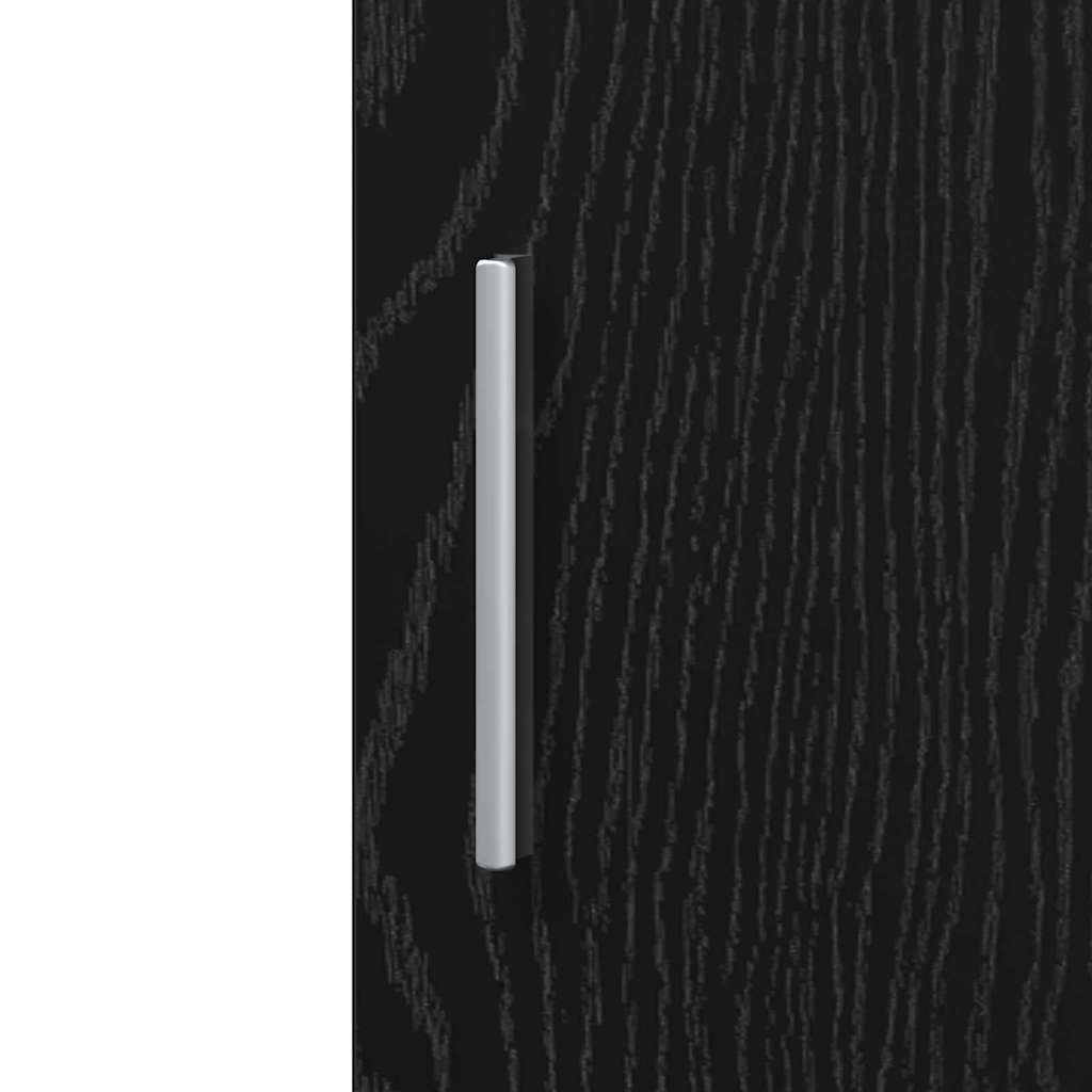 Haut Armoire Chêne noir 30 x 42.5 x 185 cm Bois d'ingénierie - XIOS