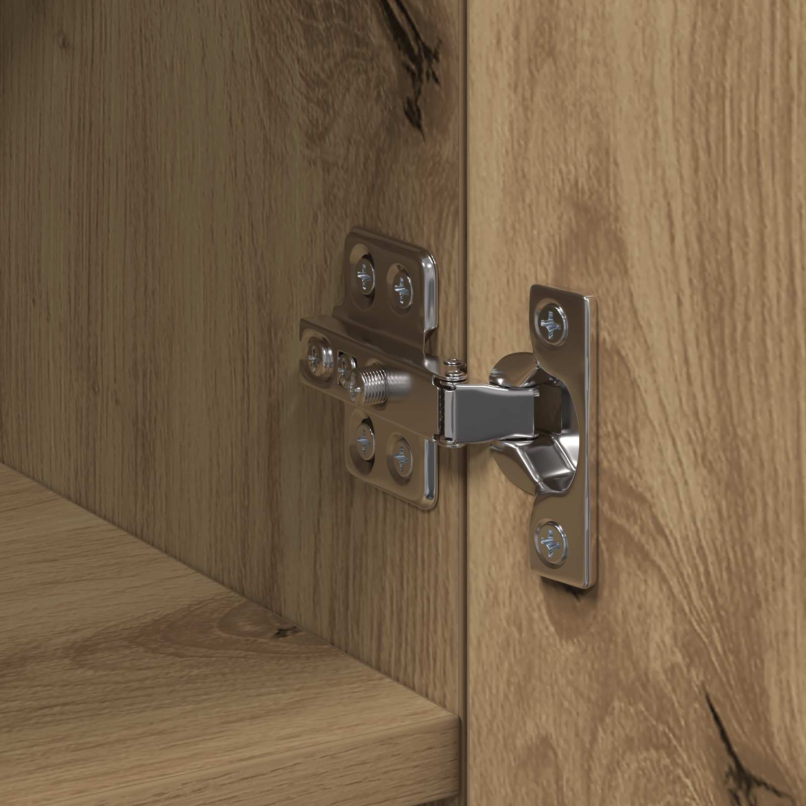 Haut Armoire 2 pcs Chêne artisanal 45 x 42,5 x 185 cm - XIOS