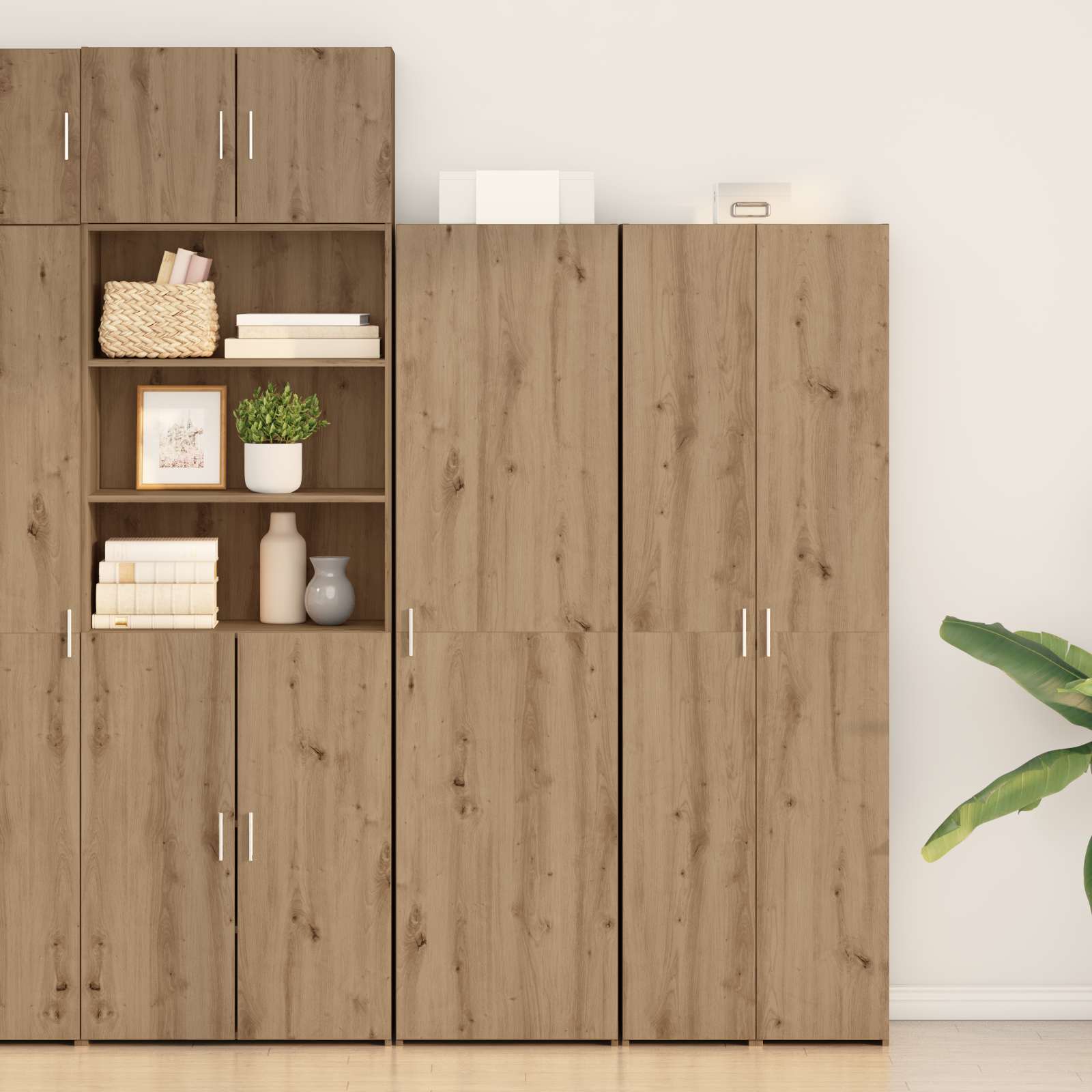 Haut Armoire Chêne artisanal 50 x 42,5 x 185 cm - XIOS
