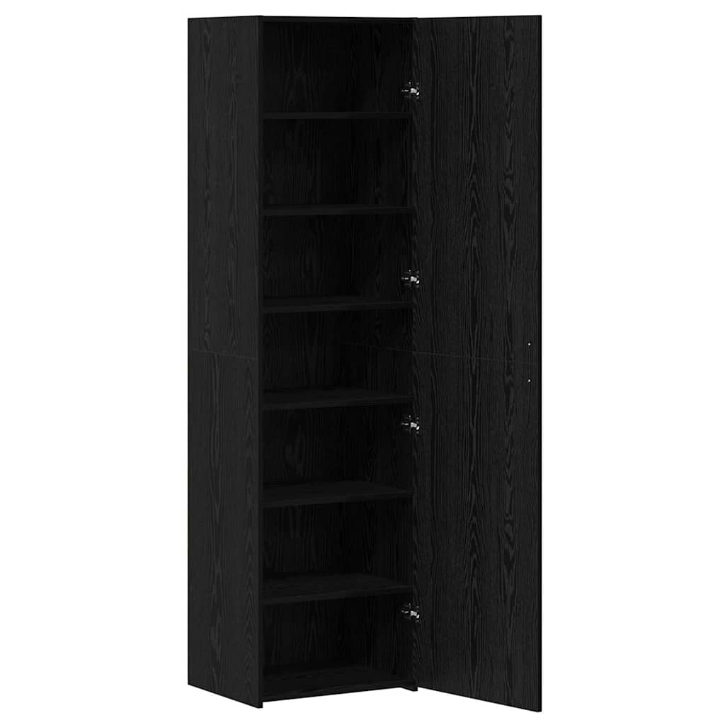 Haut Armoire Chêne noir 50 x 42,5 x 185 cm Bois d'ingénierie - XIOS