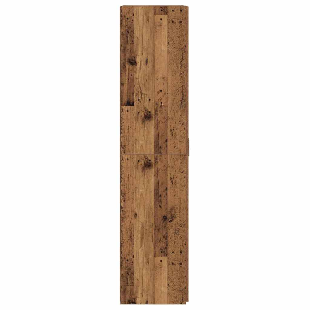 Haut Armoire 2 pcs Bois ancien 70 x 42,5 x 185 cm - XIOS