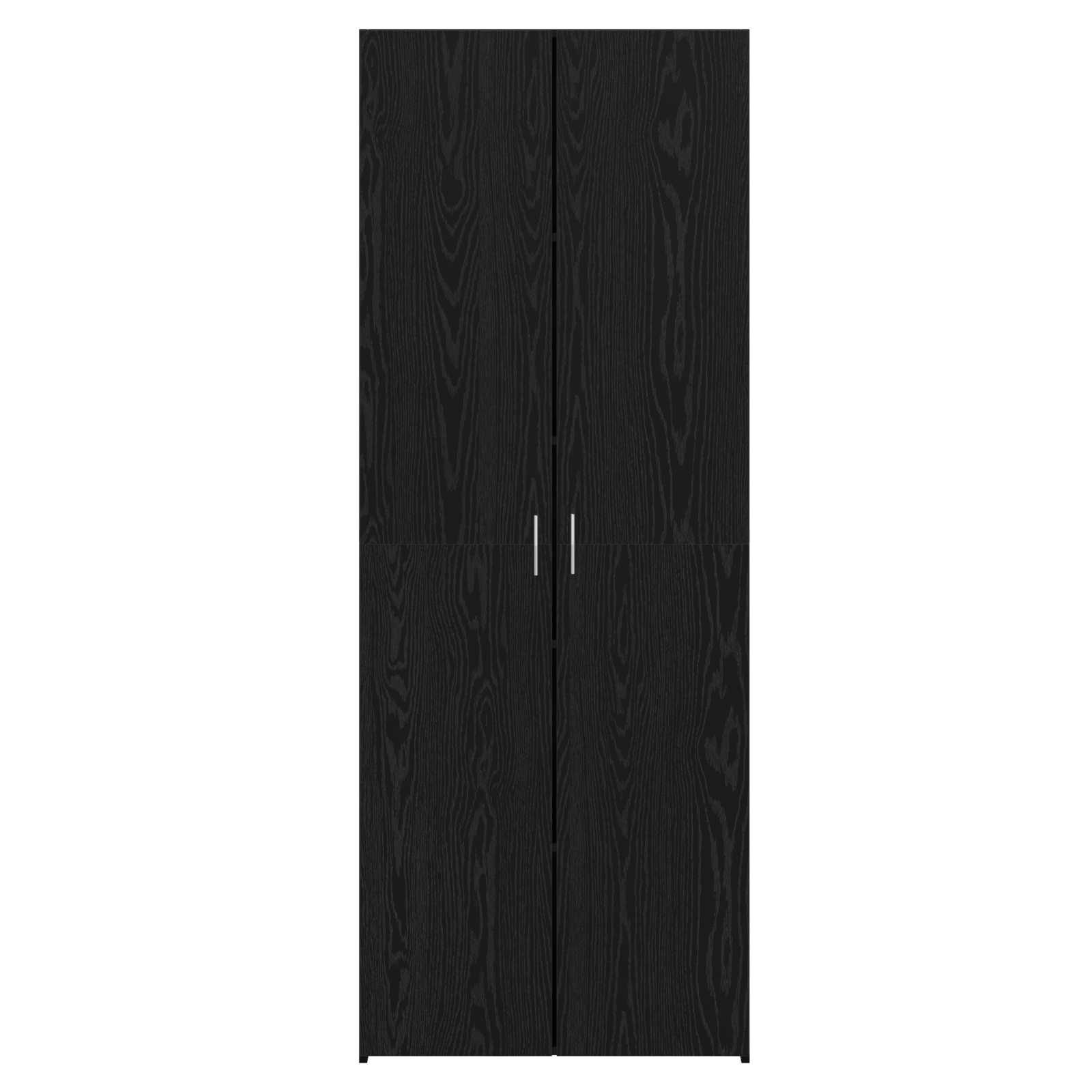 Haut Armoire 2 pcs Chêne noir 70 x 42,5 x 185 cm - XIOS