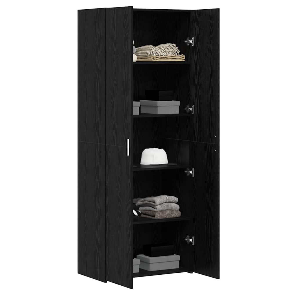 Haut Armoire Chêne noir 70 x 42.5 x 185 cm Bois d'ingénierie - XIOS