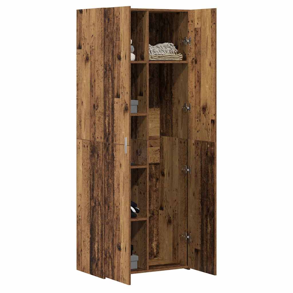 Haut Armoire Bois ancien 70 x 42.5 x 185 cm Bois d'ingénierie - XIOS