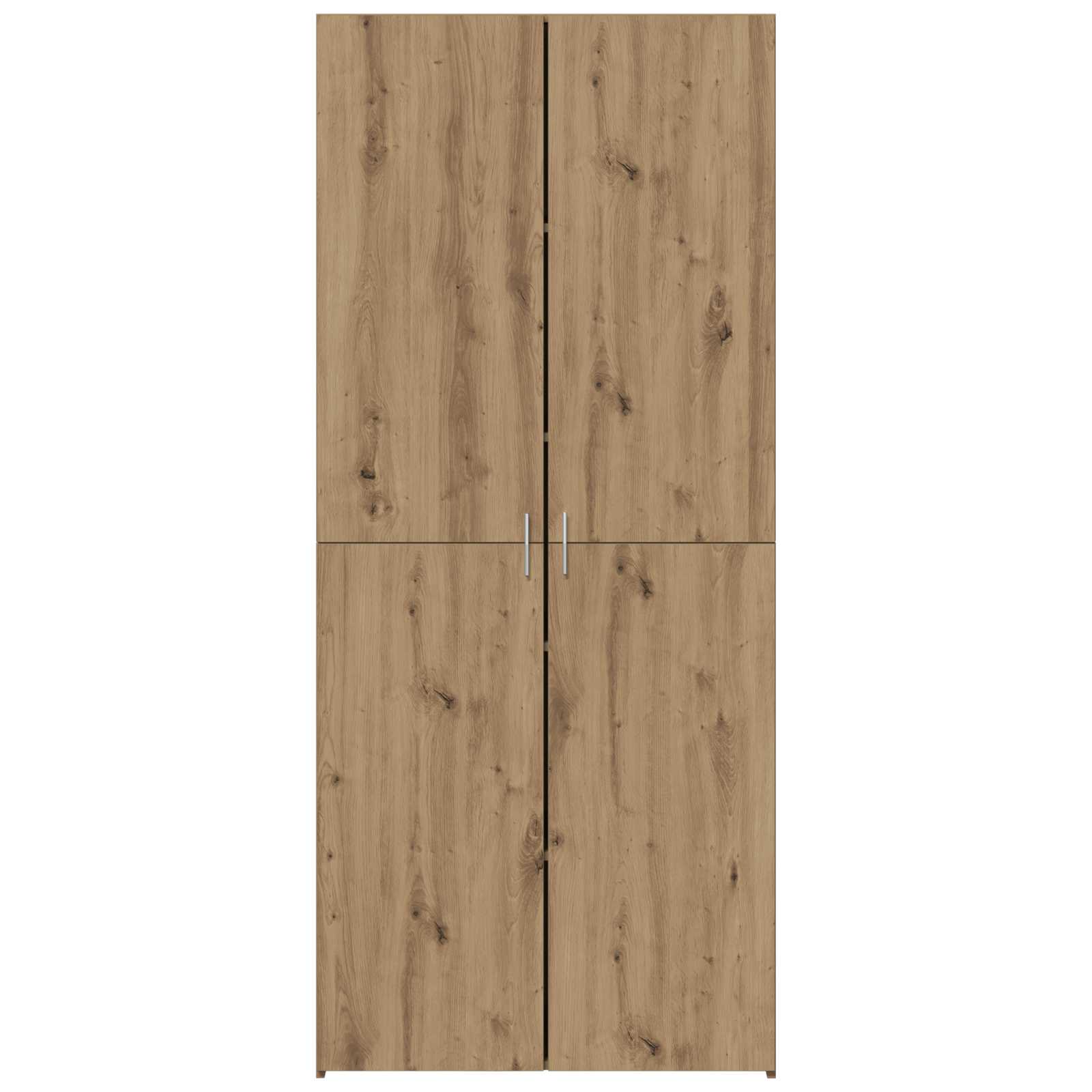 Haut Armoire 2 pcs Chêne artisanal 80 x 42 x 185 cm - XIOS