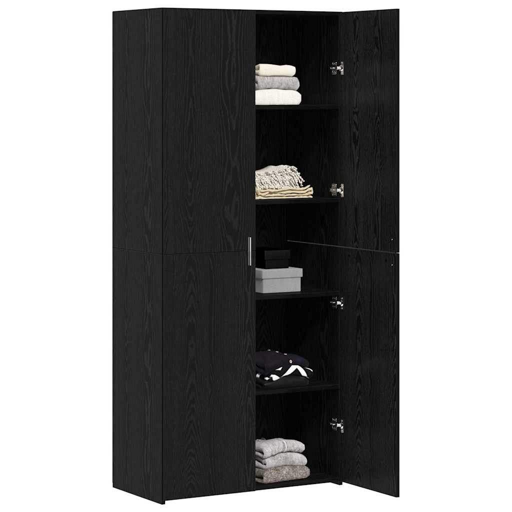 Haut Armoire Chêne noir 40 x 42,5 x 185 cm Bois d'ingénierie - XIOS