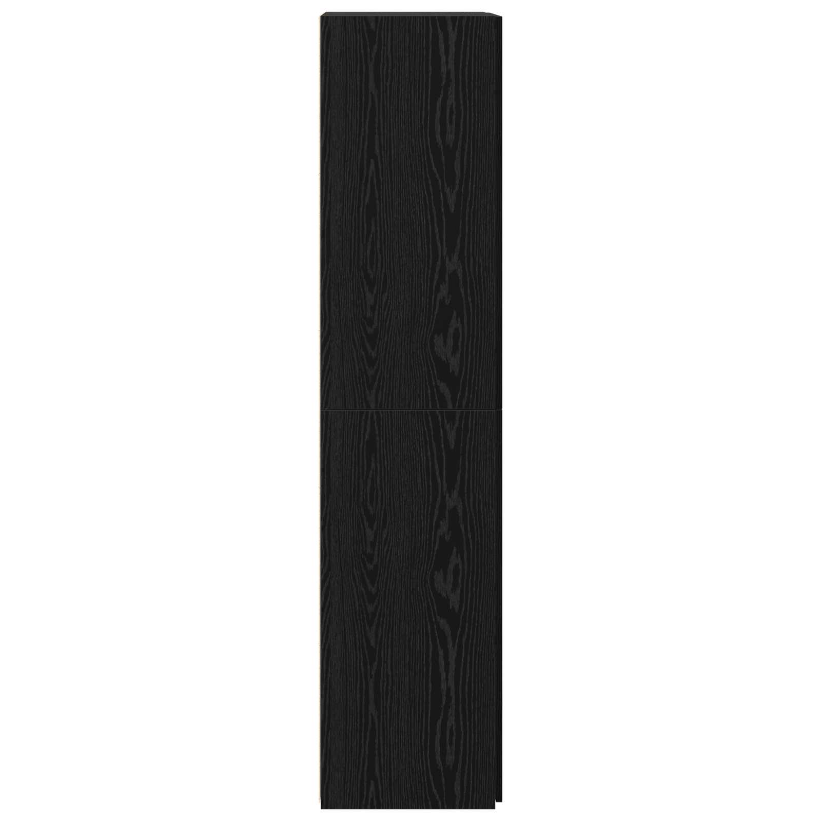 Haut Armoire 2 pcs Chêne noir 80 x 42 x 185 cm - XIOS