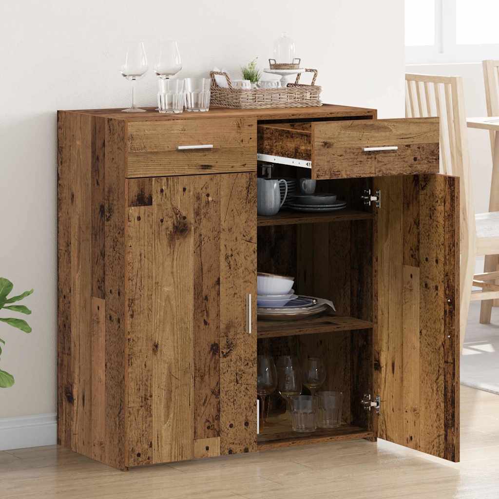 Armoire de rangement Bois ancien 80 x 42.5 x 93.5 cm - XIOS