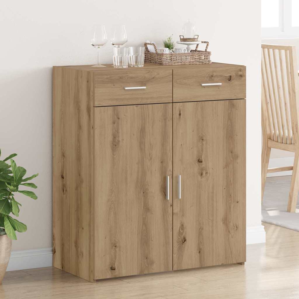 Armoire de rangement chêne artisanal 80 x 42.5 x 93.5 cm - XIOS