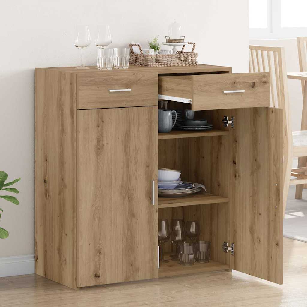 Armoire de rangement chêne artisanal 80 x 42.5 x 93.5 cm - XIOS