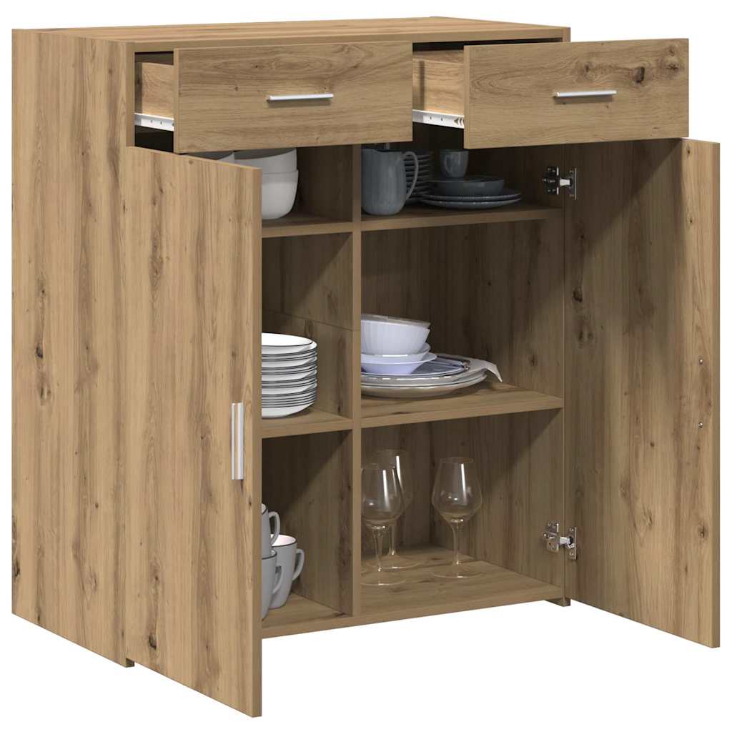 Armoire de rangement chêne artisanal 80 x 42.5 x 93.5 cm - XIOS