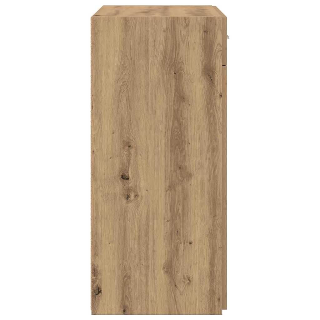 Armoire de rangement chêne artisanal 80 x 42.5 x 93.5 cm - XIOS