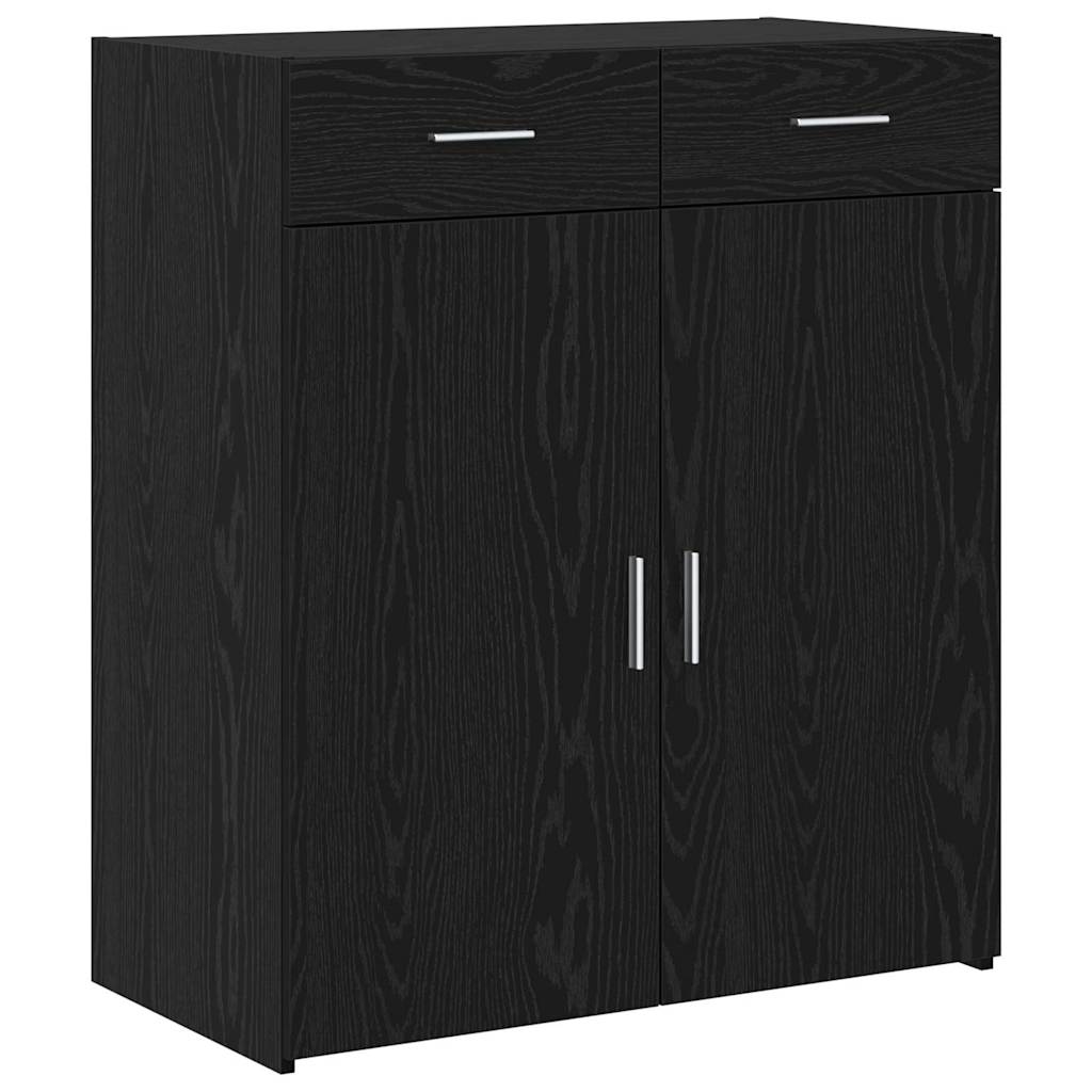 Armoire de rangement avec tiroir Chêne noir 80 x 42.5 x 93.5 cm - XIOS