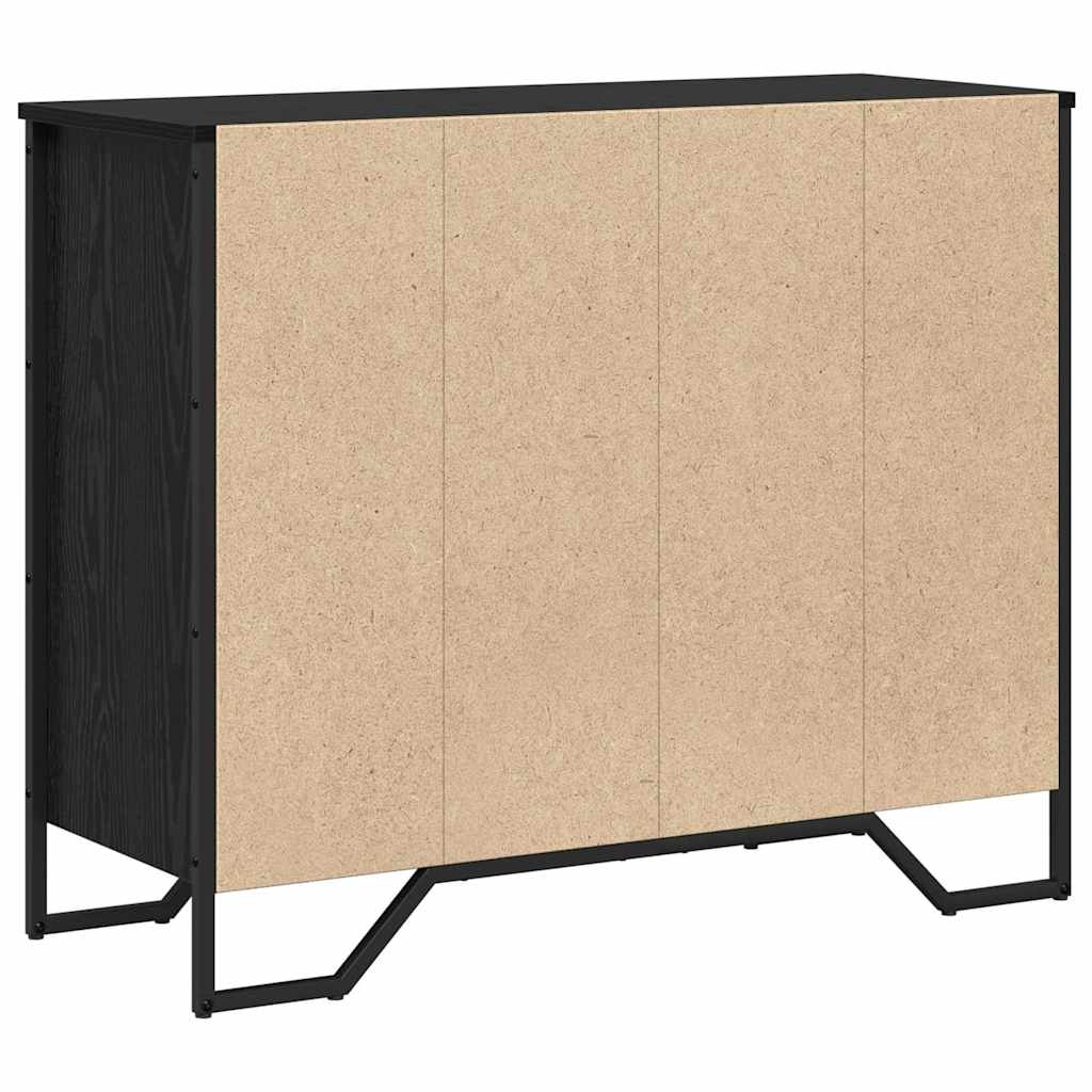 Commode Chêne noir 91 x 35.5 x 74.5 cm Bois d'ingénierie - XIOS