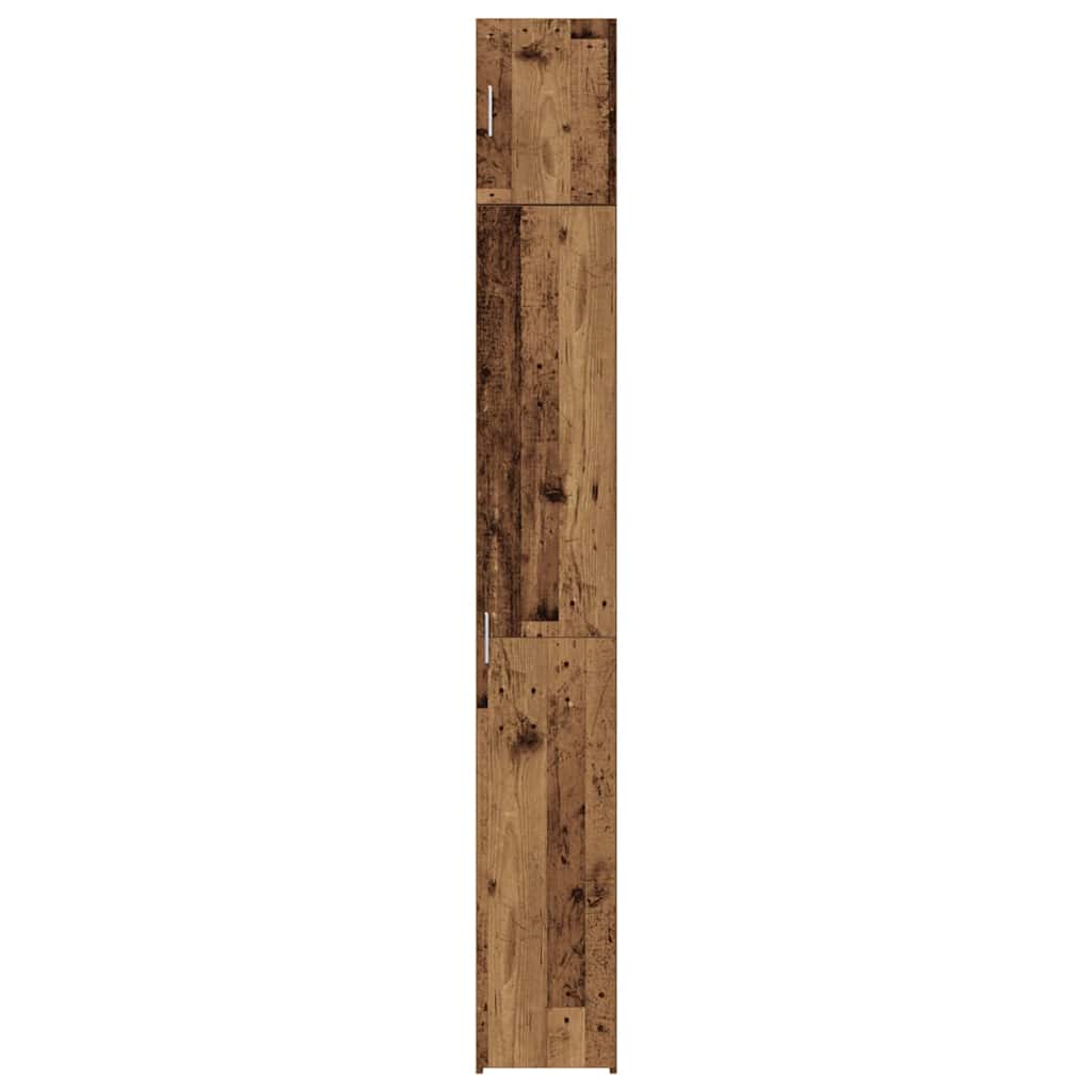 Cabinet de rangement slim Bois ancien 30 x 42.5 x 225 cm - XIOS