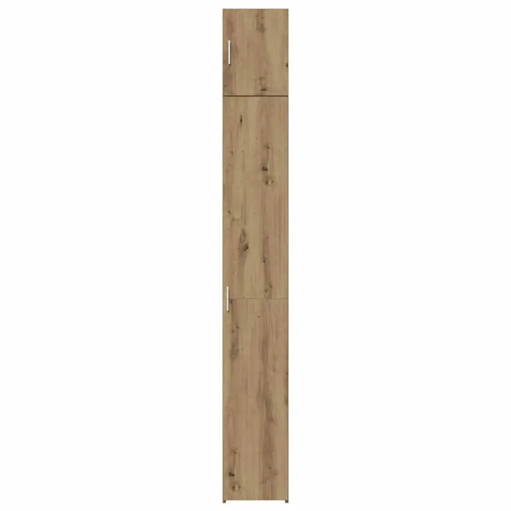 Cabinet de rangement avec étagères Chêne artisanal - XIOS