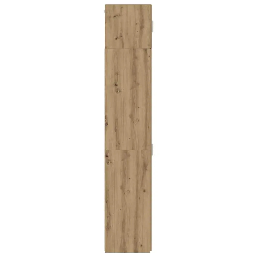 Cabinet de rangement avec étagères Chêne artisanal - XIOS