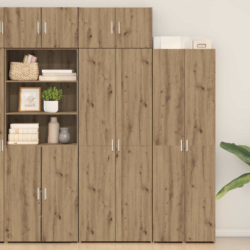 Armoire de rangement chêne artisanal 70 x 42,5 x 225 cm - XIOS