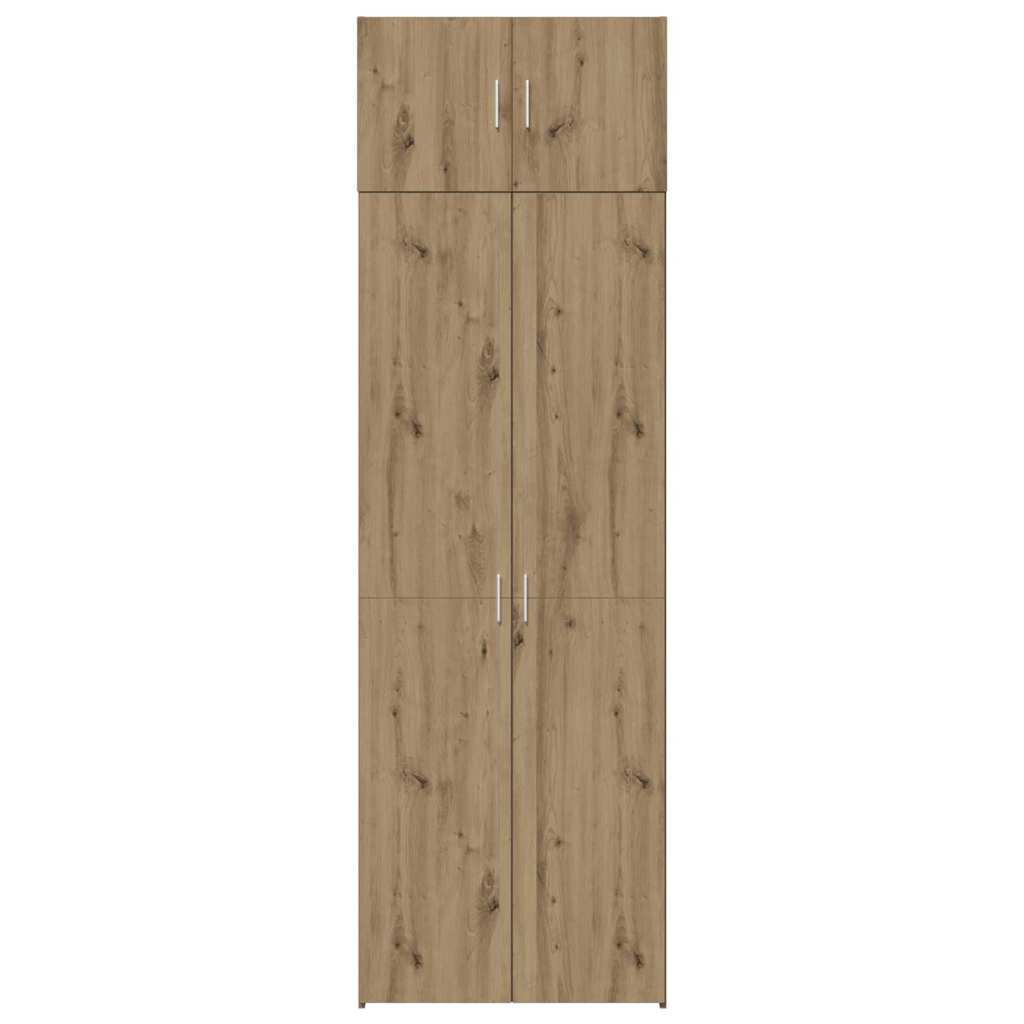 Armoire de rangement chêne artisanal 70 x 42,5 x 225 cm - XIOS