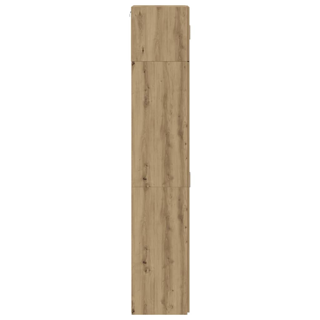 Armoire de rangement chêne artisanal 70 x 42,5 x 225 cm - XIOS