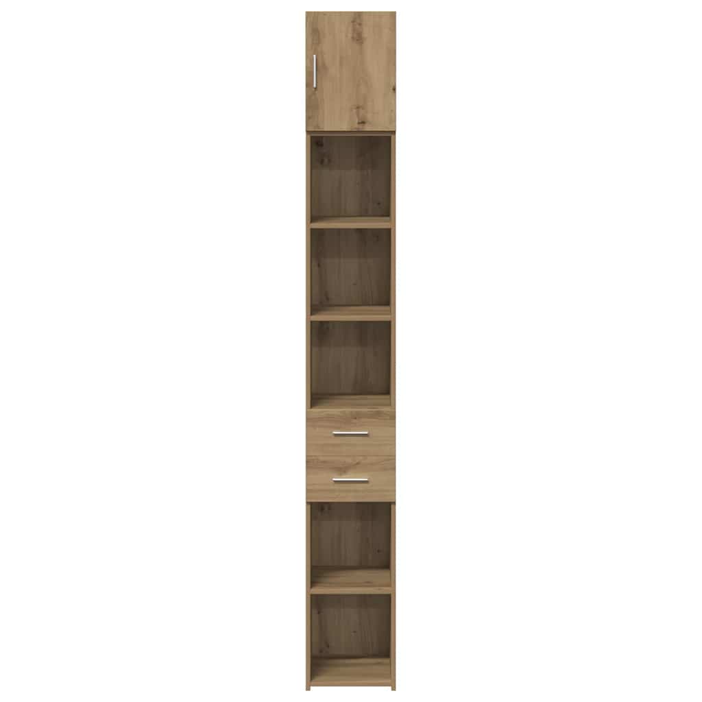 Cabinet de rangement slim chêne artisanal 30 x 42.5 x 225 cm - XIOS