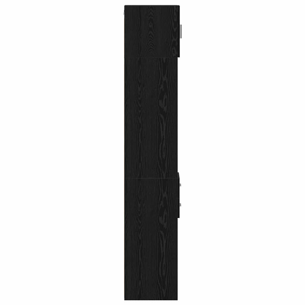 Cabinet de rangement slim Chêne noir 30 x 42.5 x 225 cm - XIOS