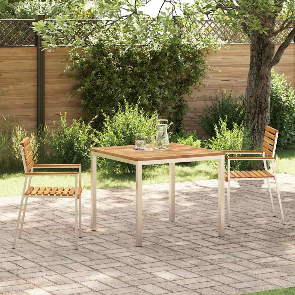 Ensemble de salle à manger pour jardin 3 pcs