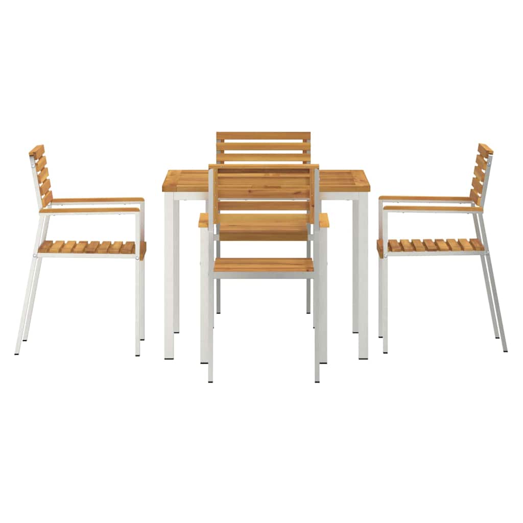 Ensemble de salle à manger pour jardin 5 pcs
