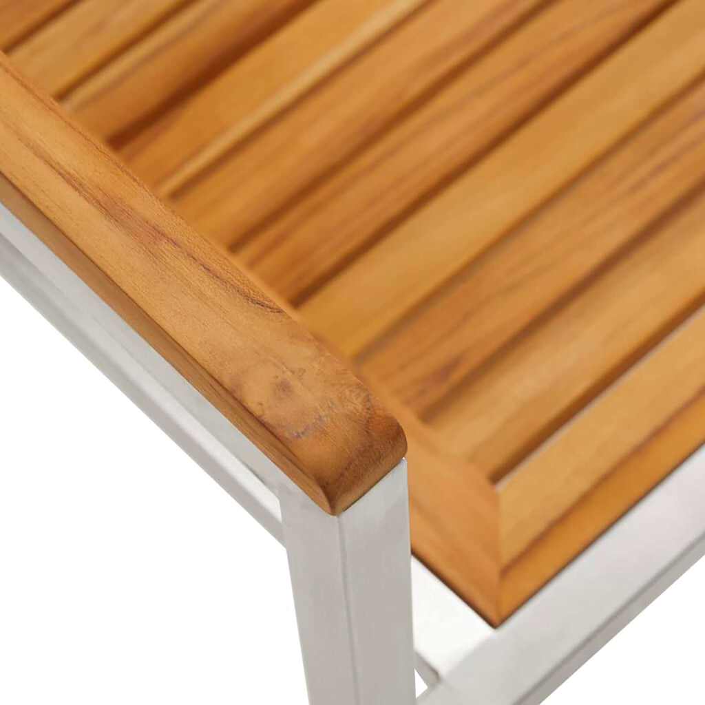 Ensemble de salle à manger pour jardin 3 pcs
